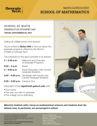 Prospective Student Day Fall 17