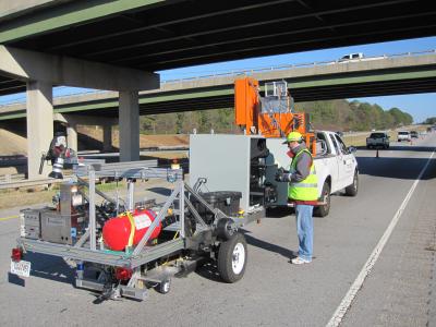 GTRI prototype automated pavement crack detection and sealing system