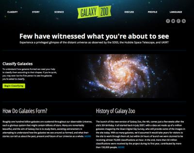 GalaxyZoo Home Page1