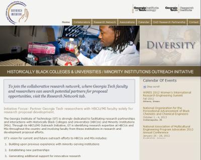 Georgia Tech Research Partnership Network website