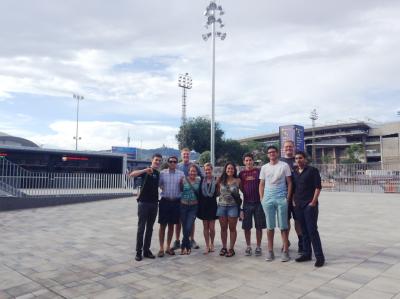 Students Visit Camp Nou Stadium in Barcelona