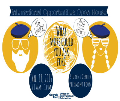 International Opportunities Open House, Spring 2016