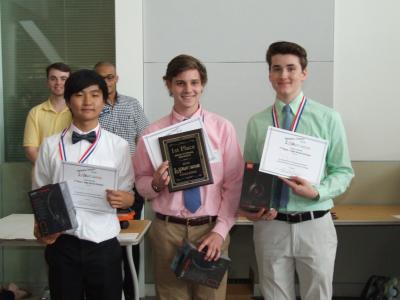 K-12 - InVenture Challenge State Finals - 1st Place High School Award