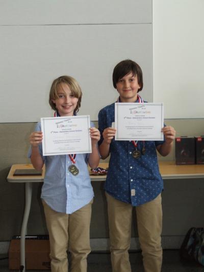 K-12 - InVenture Challenge State Finals - 2nd Place Elementary Award