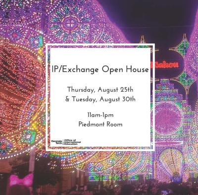 IP and Exchange Open House Flyer