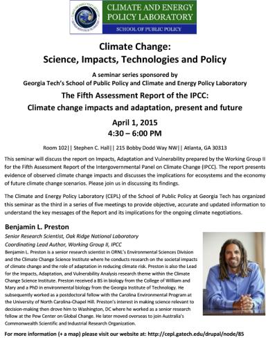 Climate Change Seminar