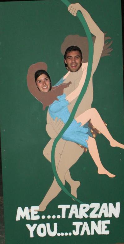 Tarzan-Themed Photobooth at Jamazon Rageforest