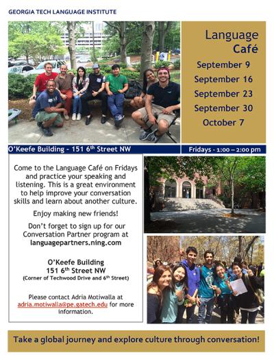 Language Cafe Fall 2016