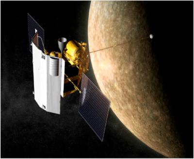 NASA MESSENGER probe at Mercury