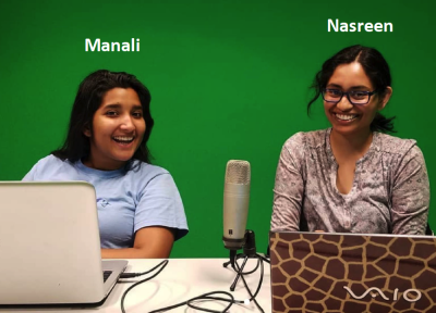 Nasreen Khan and Manali Banerjee