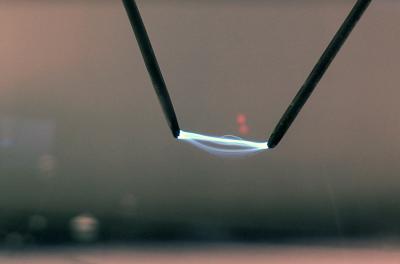 Spark discharge experiment