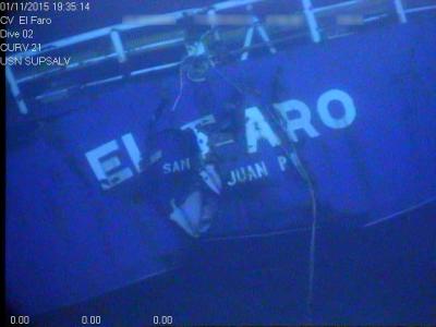 Stern of El Faro