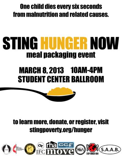 Sting Hunger Now