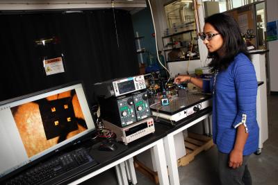 Testing thermoelectric film