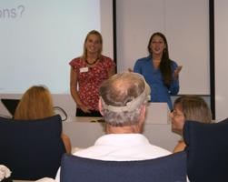 Students Celia Dayagi and Kelly Webb offer advice