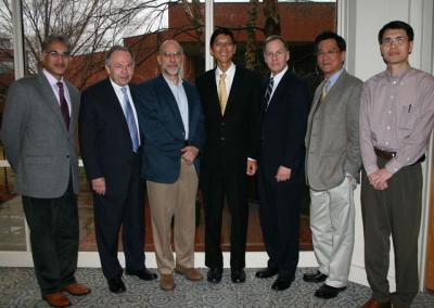 NUS officials tour ISyE