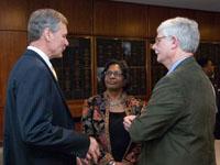 President Peterson, Dean Designate Royster, Interi