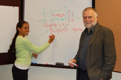 Leanne Metcalfe and Professor Brani Vidakovic