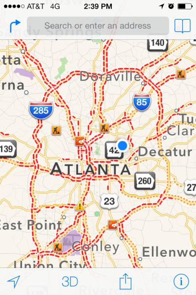 Atlanta Traffic Bad
