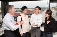 Beasley and Chen discuss Intermodal Hub activities