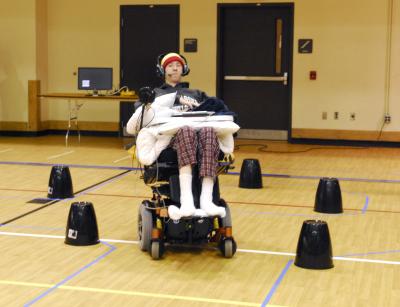 Cruise Bogle - wheelchair obstacle course