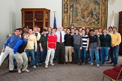 Glee Club and Clough in 2009