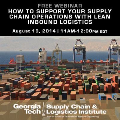FREE Webinar: How To Support Your Supply Chain Operations with Lean Inbound Logistics