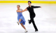Tyler Vollmer (right) skates with ice dance partner Breelie Taylor.