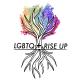 LGBTQ+RISE UP graphic