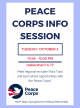 Peace Corps Info Session 10/2