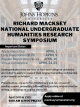Johns Hopkins Richard Macksey National Undergraduate Humanities Research Symposium