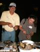 Guests enjoy steamed oysters at ISyE\'s 2007 Oyste