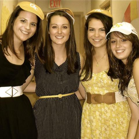 Maegan Tucker as a first-year student at Georgia Tech