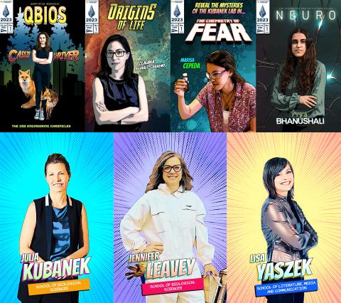 Explore the origins and powers of our real-life superheroines of life science — and science fiction — at Georgia Tech