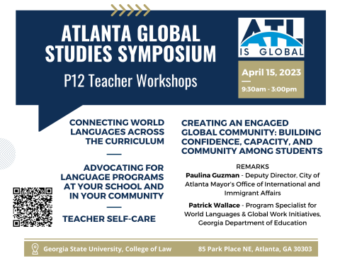 Atlanta Global Studies Symposium, April 15, 2023, 9:30am-3pm