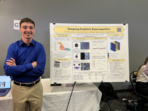 Image of Matthew Reingold at the spring 2023 Capstone Expo
