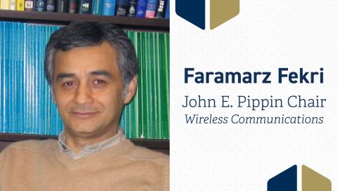 Photo of Professor Faramarz Fekri, the John E. Pippin Chair in Wireless Communications