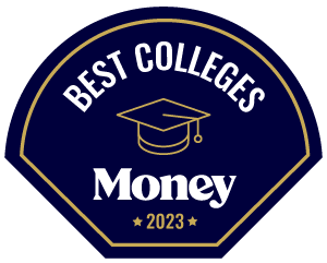 Money 'Best Colleges' badge 2023