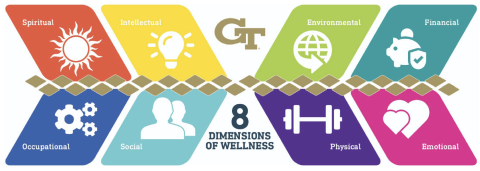 8 dimensions of wellness infographic