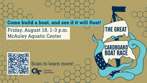 The Great Cardboard Boat Race, Friday Aug. 18, 1-3 p.m.