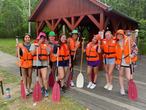 Group of students on the LSG study abroad