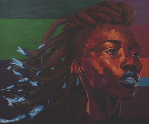 Painting by Belinda Person