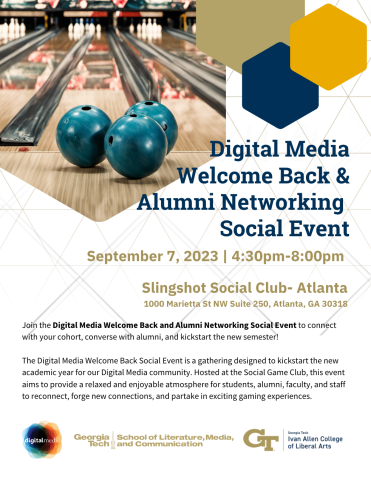 poster for DM Welcome fall 2023