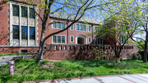 Old Civil Engineering building on campus, home to Georgia Tech's School of Economics