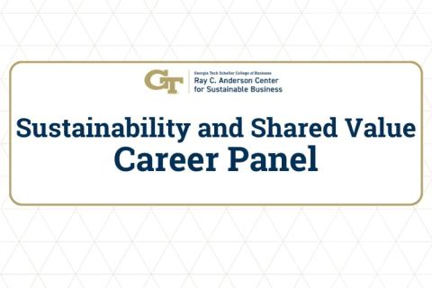 Sustainable Careers and Shared Values Banner