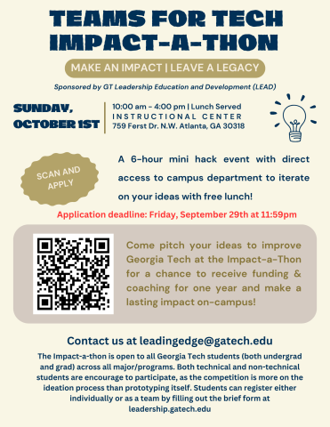 Impact-A-Thon Flyer