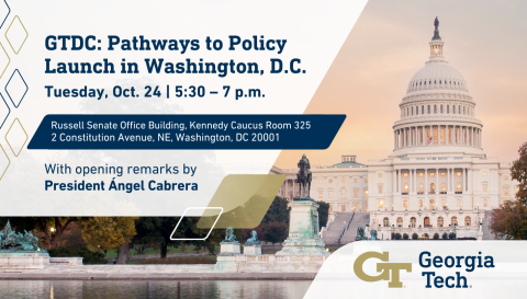 GTDC: Pathways to Policy Launch event flyer