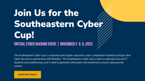 Southeastern Cyber Cup promotional flyer