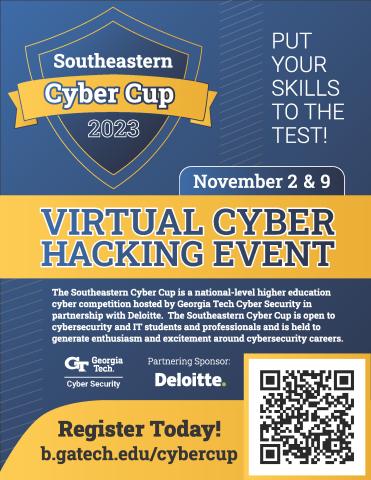 Southeastern Cyber Cup promotional flyer