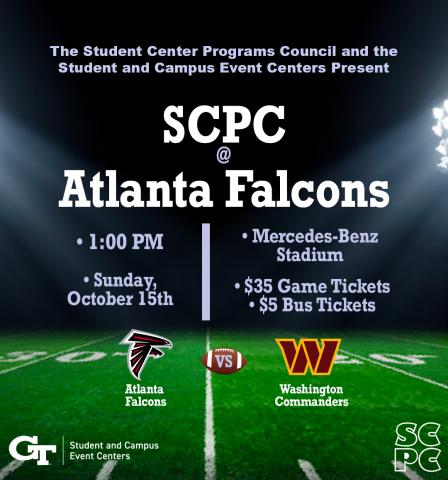 Join us for the Falcons game at Mercedes-Benz Stadium!